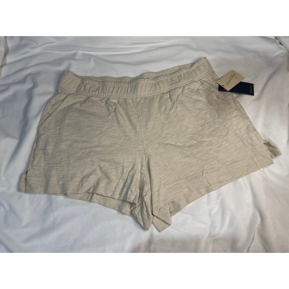 Universal Thread Women Knit Shorts Beige Lounge Casual Size XXL